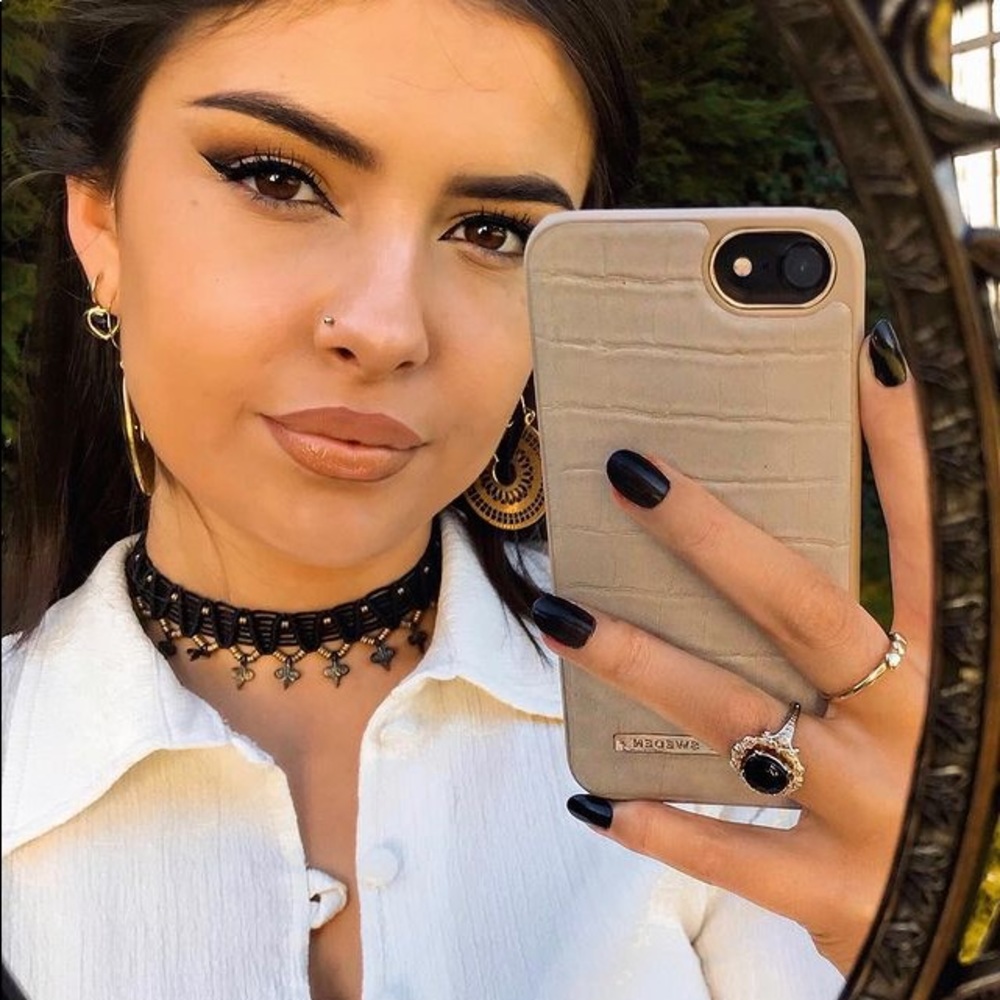 Vintage Gold Medallion Tribal Gypsy Hoop Earrings - Picture 2 of 6